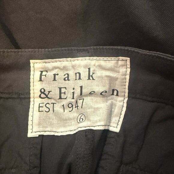 Frank & Eileen Wicklow Washed Black Pants Size 6 - Picture 5 of 7